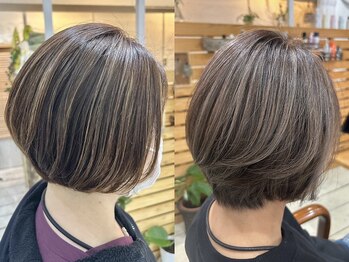 コンフィープラス(comfy plus)の写真/【白髪染め】comfy plusオリジナルのカラーで自然で上品な色合いに。発色＆色持ち◎