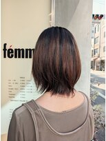 ファム 横川店(femme)&nbsp;ミディアムウルフ
