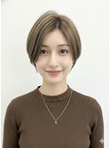 大人可愛い20代30代40代ハンサムショートボブ