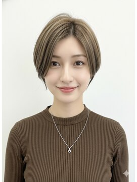 ヘアークリアー 草加 大人可愛い20代30代40代ハンサムショートボブ