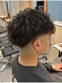 千葉駅MEN’S HAIR/サーフカール/刈り上げセンターパート