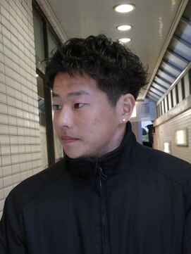 ブラウン(Brown) アクティブショート/ルーズパーマ/スパイキーショート