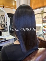プルクローム(PULL CHROME) 韓国風黒髪ミディアムボブ