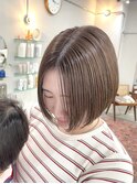 大人女子におすすめ/ミニボブ/束感カット/お手入れ簡単