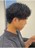 ツイストスパイラル/メンズ/シャドウパーマ/波巻きパーマ
