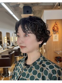 ロジエ(ROSIER)の写真/ショートやボブにパーマでお洒落に変身！お手入れ簡単にパーマで楽ちんスタイル☆