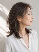 テクライズ 刈谷店(TECHRISE) 白髪ぼかし/ハイライト/ミディアム/レイヤーカット