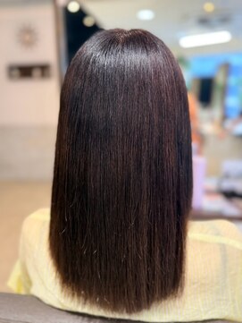 ヘアリゾート粋 ティガ 池袋店(tiga) 髪質改善/ストレートヘア/ダークブラウン