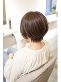 艶感ナチュラルショートボブ