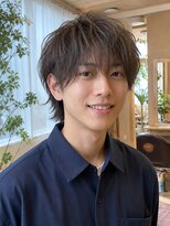 カラン エ ノエル(Calin et Noel)&nbsp;Men's/ミディアム/マッシュウルフ/アッシュブラウン