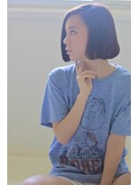 ハグ 横浜(HUG)&nbsp;美シルエット勝手に内巻きボブ♪／城戸　史