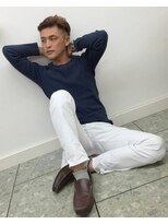 ときわ美容室 爽やかツーブロゆるウェーブ