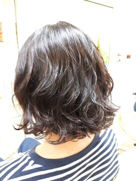 ラインズ美容室 大きなリッジカール☆