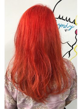 ノラ シンディ(NORA CYNDY) 韓国風レッドオレンジカラー☆