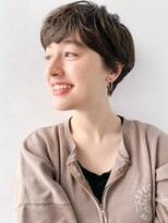 ヴェルダ 池袋店(verda)&nbsp;耳かけショート×アッシュベージュブラウン＊fukuda