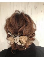 アイビス(AIBIZ)&nbsp;結婚式／パーティ/ゆるふわアップ