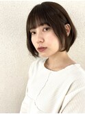 【エルサフィロ  肥後橋】フェミニンボブ