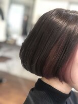 ヘアーアンドメイク ルシエル(hair&make Luxiel) インナーカラー×レッド【葛西】