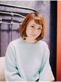 斜め前髪エアリーボブ/20代/30代/40代/水島/倉敷