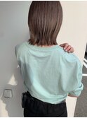 切りっぱなしボブ