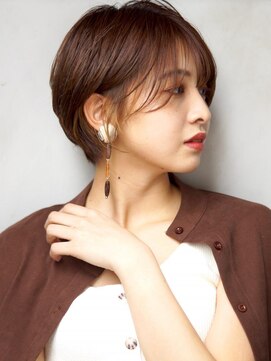 アトリエ フェム(atelier.fem) atelier.fem【秋hair】耳掛けハンサムショート