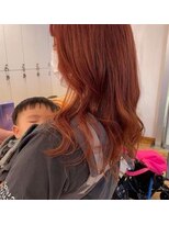 ルッツ(Lutz. hair design) orange　color