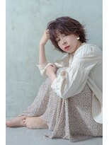 リーン(LEEN)&nbsp;ニュアンスパーマ×マッシュショート【LEEN】