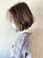 アイティーバイアルバム 藤沢店(IT by ALBUM)&nbsp;ナチュラルボブ_ミニウルフテラコッタくすみブルー_ba323983