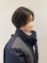 ルーン(roon)&nbsp;センターパート ×　丸みショート