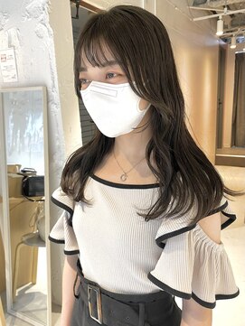 コフィー バイ メルト 吉祥寺(cofy by melt) 【中澤彩乃】レイヤーカット顔まわりレイヤーアッシュベージュ