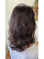 エルフゥ(Elle fou)&nbsp;秋パープル　ゆる巻き