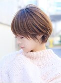 20代30代40代◎小顔ショートボブチョコレートカラー新宿代々木