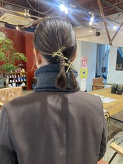 お呼ばれヘアアレンジ