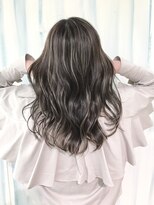 アップ(A+hair) ハイライトレイヤーカットダブルカラーイルミナカラー白髪ぼかし