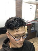 パーマ スキンフェード