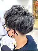 【YUICHI】メンズホワイトメッシュ【吉祥寺】