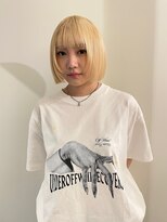 ユニコ(unico)&nbsp;顔まわりカット/ミニボブ/ボブ/ハイトーン