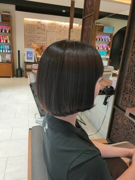 ヘアリゾート粋 ティガ 池袋店(tiga) ストレートスタイル/ショートミニボブ/ナチュラルブラウン