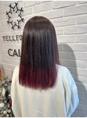 グラデーション　チェリーレッド