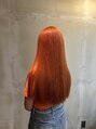 ラフィス ヘアー パーク 枚方2号店(La fith hair park)&nbsp;ブリーチありのオレンジカラーです(^○^)
