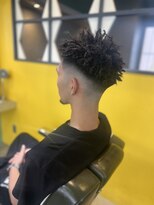 ヘアサロンルート(HAIR SALON ROUTE) スパイキーアフロ