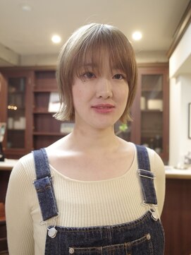 レイジーアワーズ(Lazy Hours) レイヤーボブ/ベージュ/ケアブリーチ