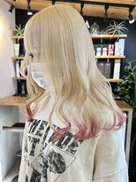 キラ 原宿(KILLA)&nbsp;ホワイトグレージュ/ミニウルフ/チェリーブラウン/ダブルカラー