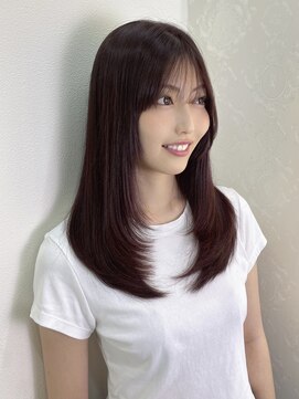 エラ(Ella) wine red × layerstyle