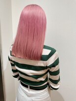 セイドット リー(Say. Ree)&nbsp;Say.ロングレイヤーブリーチハイトーンモーヴピンク表参道青山