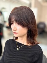 ジエクトカナウ 梅田&nbsp;【顔周り似合わせカット】レイヤーボブ/くすみベージュ