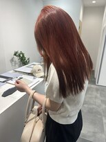 ディッシィ 立川(D'ICI)&nbsp;レイヤーカット/ブリーチ無しOrange brown