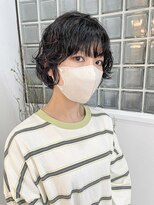 ロマーリ 岡山店(LOMARLIE)&nbsp;30代40代ショートボブニュアンスパーマレイヤーボブ岡山パーマ