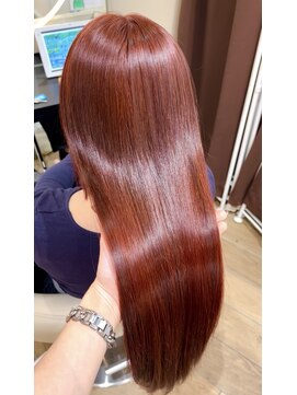 アーチバイケンジ(arch by kenje) arch/平塚/ボルドーカラー/ブリーチなしダブルカラー/艶髪カラー