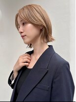 トルネード(TORNADO)&nbsp;外国人風ボブパーマ モカベージュカーテンバング海外ガールt112